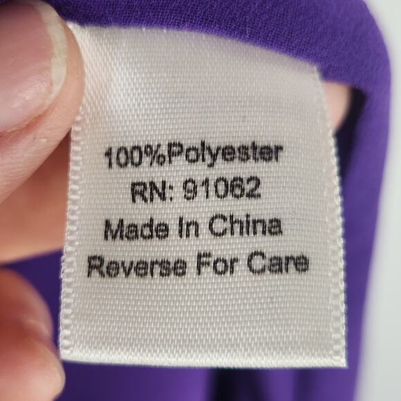 Standards & Practices Purple Haze Kimono Wrap Maxi Dress Womens Plus 3X NWT - Picture 6 of 16